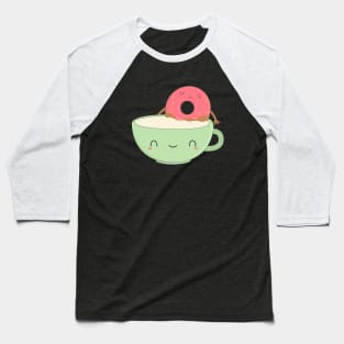 Cute and Kawaii Milk and DonutT-Shirt Baseball T-Shirt